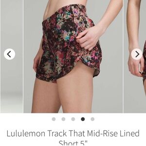 Lululemon Track that mid rise short 5”